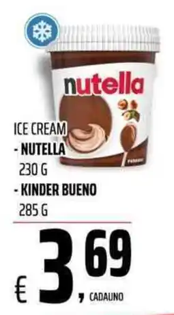 Coop Master Alleanza 3.0 Ice cream - Nutella offerta