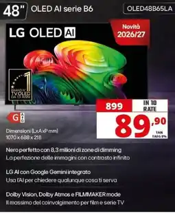Comet LG OLED AI offerta