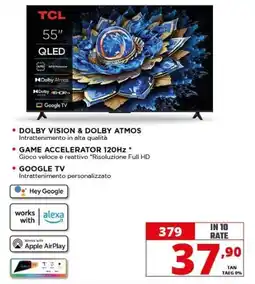 Comet TCL 55" QLED offerta