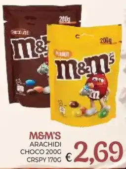 Eté M&M'S ARACHIDI CHOCO offerta