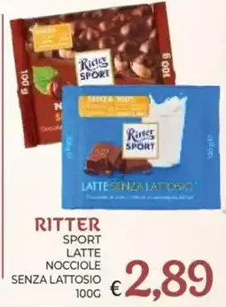 Eté Ritter Sport Latte Nocciole Senza Lattosio offerta