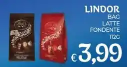 Eté Lindor bag latte fondente offerta