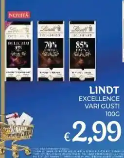 Eté Lindt Excellence vari gusti offerta