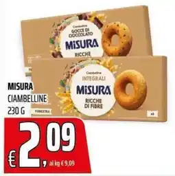 Coop Master Alleanza 3.0 Misura ciambelline integrali offerta