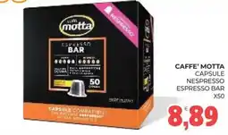 Eté Caffè Motta capsule Nespresso Espresso Bar offerta