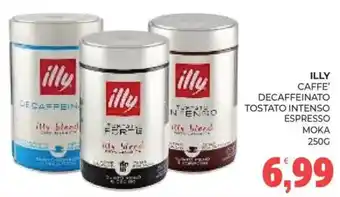Illy Caffè' Decaffeinato Tostato Intenso Espresso Moka