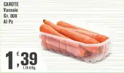 Conté Supermercati Carote offerta