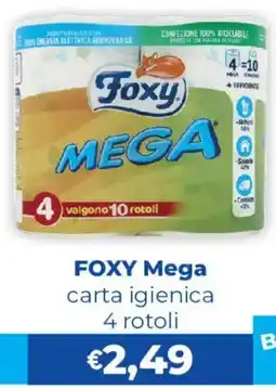 Acqua & Sapone Foxy Mega carta igienica offerta