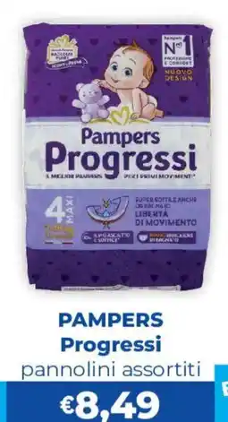 Acqua & Sapone Pampers Progressi pannolini assortiti offerta