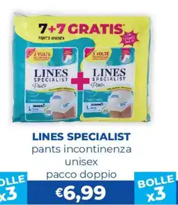 Acqua & Sapone Lines Specialist pants incontinenza unisex offerta