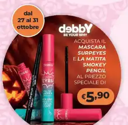 Acqua & Sapone Mascara Surpeyes e matita Smokey Pencil offerta