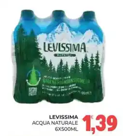 Eté Levissima acqua naturale offerta
