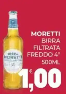 Eté Moretti birra filtrata freddo 4° offerta