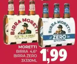 Eté Moretti Birra 4,6° offerta