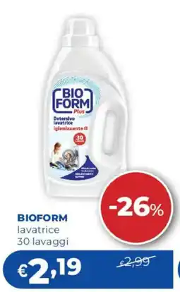 Acqua & Sapone Bioform lavatrice offerta
