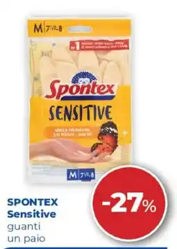 Acqua & Sapone Spontex Sensitive guanti offerta