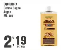 Conté Supermercati Equilibra Dermo Bagno Argan offerta