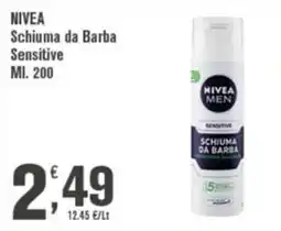 Conté Supermercati Nivea Men Schiuma da Barba Sensitive offerta
