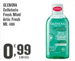 Conté Supermercati Glenova collutorio fresh mint offerta