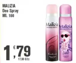 Conté Supermercati Malizia Deo Spray offerta