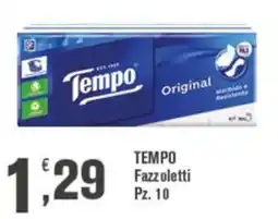 Conté Supermercati Tempo Fazzoletti offerta