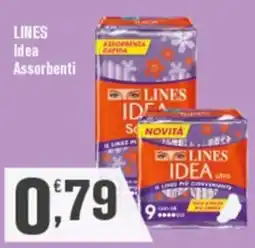Conté Supermercati Lines Idea assorbenti offerta
