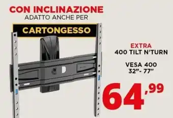 Supporto tv con inclinazione
