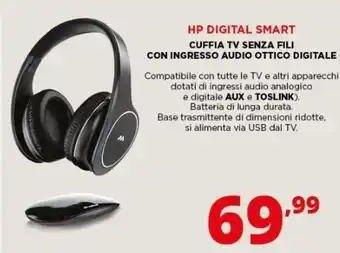 HP Digital Smart cuffia TV senza fili
