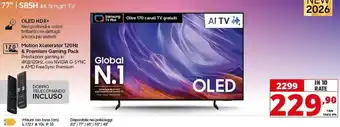Samsung 77" S85H 4K Smart TV
