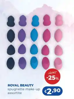 Acqua & Sapone Royal Beauty spugnette make-up assortite offerta