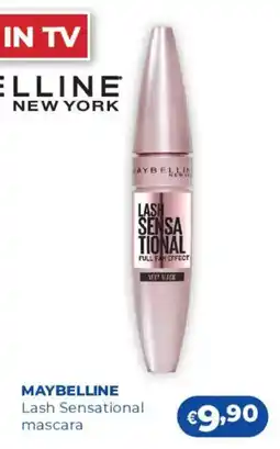 Acqua & Sapone Maybelline Lash Sensational mascara offerta