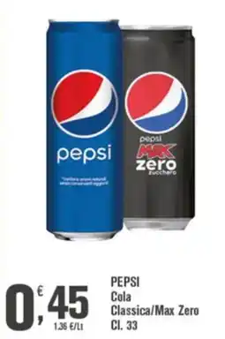 Conté Supermercati Pepsi Cola Classica/Max Zero offerta