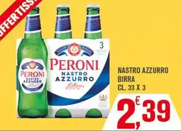 Conté Supermercati Peroni Nastro Azzurro offerta