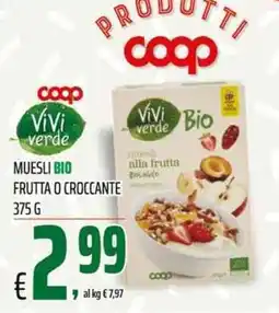Coop Master Alleanza 3.0 Vivi verde Muesli Bio offerta
