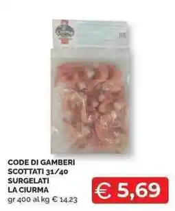 Mercatò Local Code di gamberi scottati La Ciurma offerta