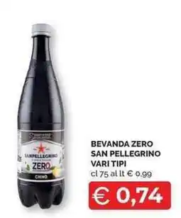 Mercatò Local Bevanda zero San Pellegrino Chino offerta