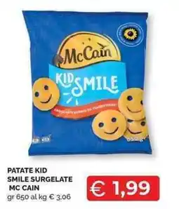 Mercatò Local Patate kid smile surgelate McCain offerta