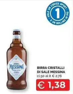 Mercatò Local Birra cristalli di sale Messina offerta