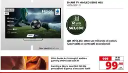 Comet Haier 65" Smart TV MiniLED Serie M92 offerta