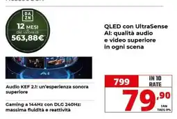 Comet QLED con UltraSense offerta