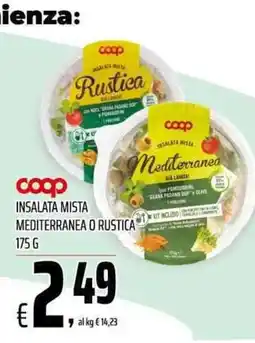 Coop Master Alleanza 3.0 Coop insalata mista mediterranea o rustica offerta