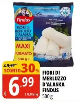 Tigros Fiori di merluzzo d'alaska Findus offerta