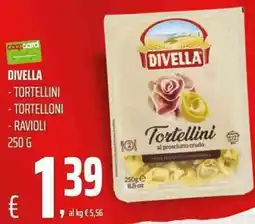 Coop Master Alleanza 3.0 Divella Tortellini al prosciutto crudo offerta