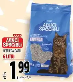 Coop Master Alleanza 3.0 AmiCi Speciali Lettiera gatti offerta