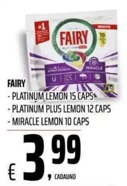 Coop Master Alleanza 3.0 Fairy Platinum Lemon offerta