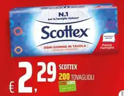 Coop Master Alleanza 3.0 Scottex tovaglioli monovelo offerta