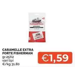 Mercatò Caramelle extra forte fisherman offerta