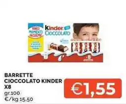 Mercatò Barrette cioccolato Kinder offerta