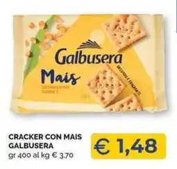Mercatò Local Cracker con mais Galbusera offerta