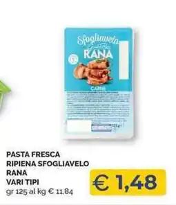 Mercatò Local Pasta fresca ripiena sfogliavelo Rana offerta